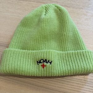 Noah core logo beanie in green